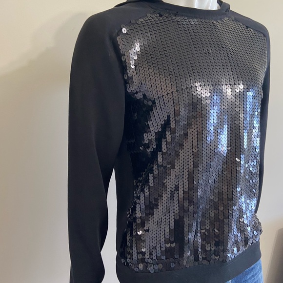 Armani Exchange sequinned hoodie - Picture 4 of 9
